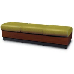 7300 Series Modular 3-Seat Reception Bench (Grade 2 Fabric)