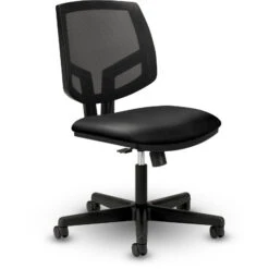 HON Volt® - 5710 Series Chair With Mesh Back And Synchro-Tilt In Leather