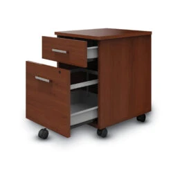 Trento Mobile Box/File Pedestal With Laminate Side Panels