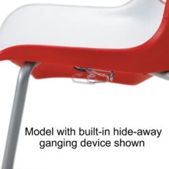 Doni® Stack Four-Leg Armless Chair - Two-Tone, Polypropylene -Office Supplies Shop KDN 4N 2 5