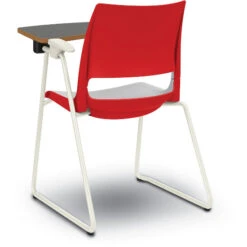 Doni® Stack Sledbase ChangeUp® Tablet Arm Chair - Two-Tone, Polypropylene, Left Hand -Office Supplies Shop KDN NCTAB 2 7