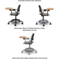 Doni® Task ChangeUp® Tablet Arm Chair - Two-Tone, Polypropylene -Office Supplies Shop KDN NCTAK 2 2