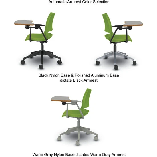 Doni® Task ChangeUp® Tablet Arm Chair - Solid Color, Polypropylene 4 Doni® Task ChangeUp® Tablet Arm Chair - Solid Color, Polypropylene - Image 2