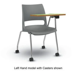 Doni® Stack Four-Leg ChangeUp® Tablet Arm Chair - Solid Color, Polypropylene 12 Doni® Stack Four-Leg ChangeUp® Tablet Arm Chair - Solid Color, Polypropylene -Office Supplies Shop KDN NCTAP 3