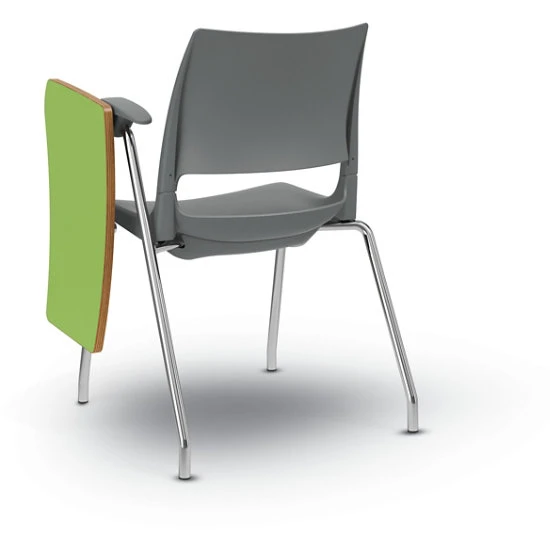 Doni® Stack Four-Leg ChangeUp® Tablet Arm Chair - Solid Color, Polypropylene 10 Doni® Stack Four-Leg ChangeUp® Tablet Arm Chair - Solid Color, Polypropylene - Image 8