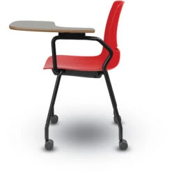 LimeLite™ Four-Leg Tablet Arm Chair W/ Casters -Office Supplies Shop KLMT SCC T 4