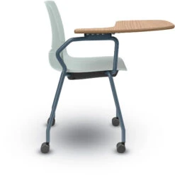 LimeLite™ Four-Leg Oversize Tablet Arm Chair W/ Casters -Office Supplies Shop KLMT SVC T 2