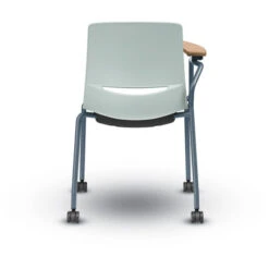 LimeLite™ Four-Leg Oversize Tablet Arm Chair W/ Casters -Office Supplies Shop KLMT SVC T 3