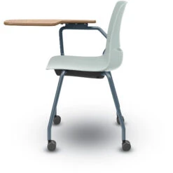 LimeLite™ Four-Leg Oversize Tablet Arm Chair W/ Casters -Office Supplies Shop KLMT SVC T 4