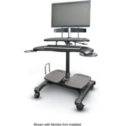 Sit To Stand Mobile Workstation -Office Supplies Shop KMW 40 3