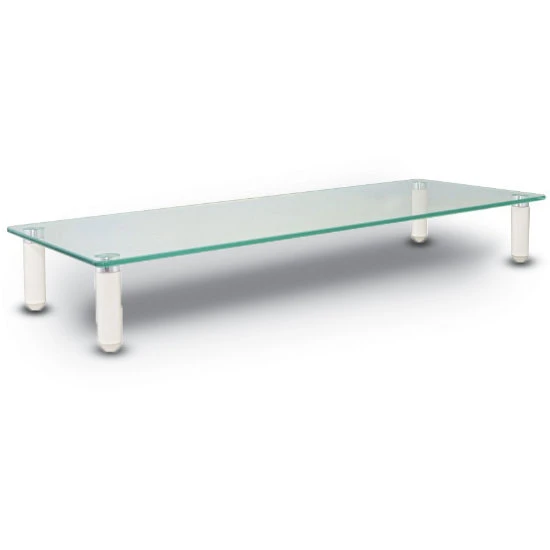 Glass Top Monitor Riser 3 Glass Top Monitor Riser
