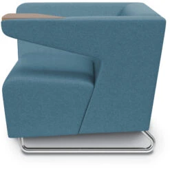 MyWay® Work Arm/ High Arm Sled Base Lounge - Non-Contrast, Chrome Base W/ Sled Glides 10 MyWay® Work Arm/ High Arm Sled Base Lounge - Non-Contrast, Chrome Base W/ Sled Glides -Office Supplies Shop KMY SHBC 3