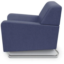 MyWay® Low Arm Sled Base Lounge - Non-Contrast, Chrome Base W/ Sled Glides 9 MyWay® Low Arm Sled Base Lounge - Non-Contrast, Chrome Base W/ Sled Glides -Office Supplies Shop KMY SWC 3