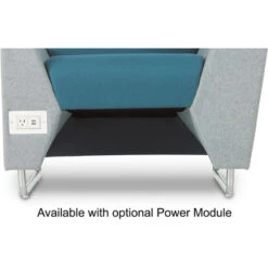 MyWay® Low Arm Sled Base Lounge - Non-Contrast, Chrome Base W/ Sled Glides 11 MyWay® Low Arm Sled Base Lounge - Non-Contrast, Chrome Base W/ Sled Glides -Office Supplies Shop KMY SWC 5