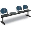 2000 Series Beam Seating With Three Upholstered Seats And One Table -Office Supplies Shop KSP 3FPT 1