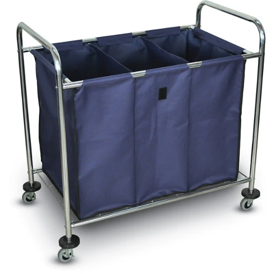Luxor Industrial Laundry Cart With Dividers 3 Luxor Industrial Laundry Cart With Dividers