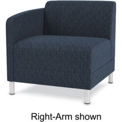 Fremont Guest Chair With One Arm Only (Grade 3-Fabric) -Office Supplies Shop LMR G D 2