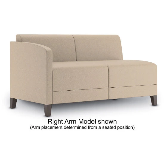 Fremont Loveseat With One Arm Only (Grade 2-Fabric) 4 Fremont Loveseat With One Arm Only (Grade 2-Fabric) - Image 2