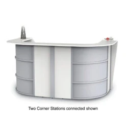 Linea Italia ZU293 Corner Reception Desk -Office Supplies Shop LREC CN 3