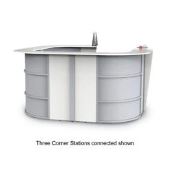 Linea Italia ZU293 Corner Reception Desk -Office Supplies Shop LREC CN 4