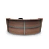 Linea Italia ZU290 Curved Reception Desk, Double Unit