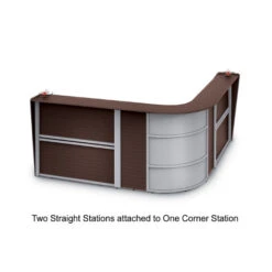 Linea Italia ZU292 Straight Reception Desk, Single Unit 7 Linea Italia ZU292 Straight Reception Desk, Single Unit -Office Supplies Shop LREC LS 3