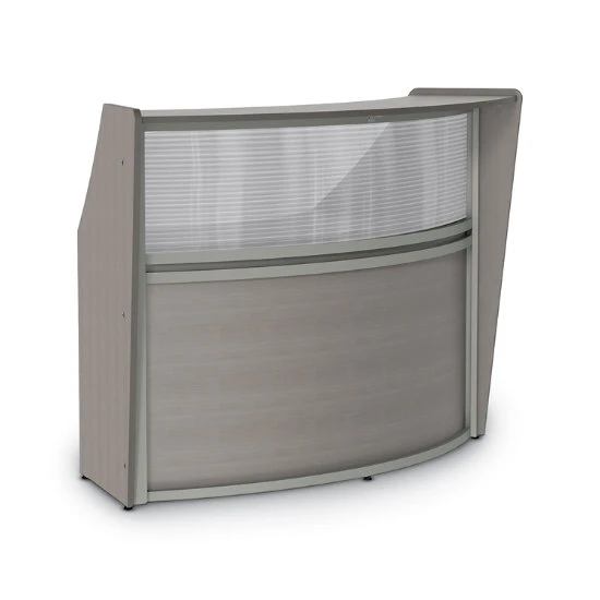 Linea Italia ZU310 Curved Reception Desk, Single Unit 3 Linea Italia ZU310 Curved Reception Desk, Single Unit