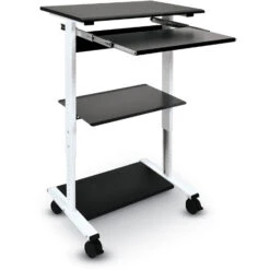 Luxor 3 Shelf Adjustable Stand Up Workstation