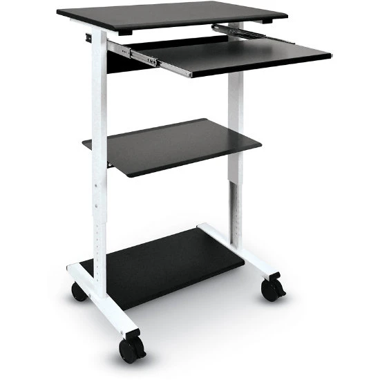 Luxor 3 Shelf Adjustable Stand Up Workstation 3 Luxor 3 Shelf Adjustable Stand Up Workstation