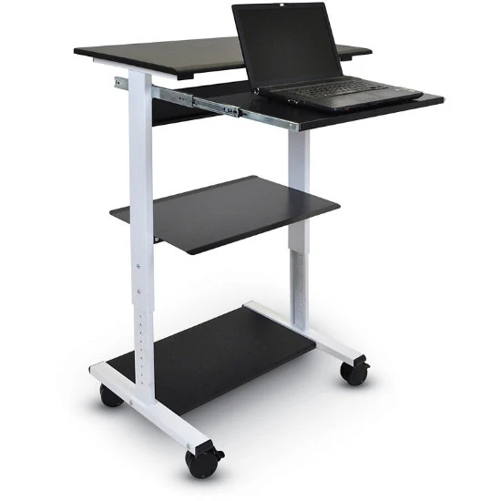 Luxor 3 Shelf Adjustable Stand Up Workstation 4 Luxor 3 Shelf Adjustable Stand Up Workstation - Image 2