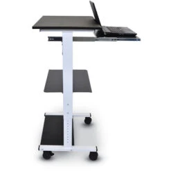 Luxor 3 Shelf Adjustable Stand Up Workstation 10 Luxor 3 Shelf Adjustable Stand Up Workstation -Office Supplies Shop LTE 30WS 3