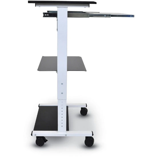 Luxor 3 Shelf Adjustable Stand Up Workstation 7 Luxor 3 Shelf Adjustable Stand Up Workstation - Image 5