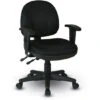 Sculptured Ergonomic Manager's Chair W/ Adjustable Arms -231 Icon Black -Office Supplies Shop LUM 818 Q 1