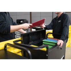 Luxor File Cart W/ Locking Cabinet & Storage Bins -Office Supplies Shop LUSO FC 7