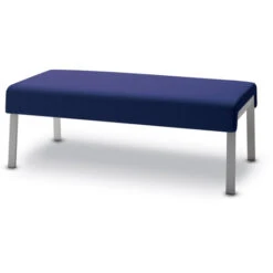 Waterfall 2-Seat Bench W/ Leg Base - Fabric (Grd 2)
