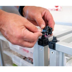 Luxor Modular Classroom Storage Cabinet - 2 Side-by-side Modules With 6 Large Bins 10 Luxor Modular Classroom Storage Cabinet - 2 Side-by-side Modules With 6 Large Bins -Office Supplies Shop LXM 2B6 3