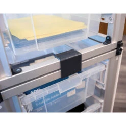 Luxor Modular Classroom Storage Cabinet - 2 Stacked Modules With 12 Small Bins 9 Luxor Modular Classroom Storage Cabinet - 2 Stacked Modules With 12 Small Bins -Office Supplies Shop LXM 2K12 4