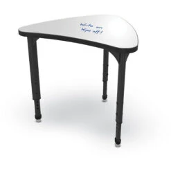 Apex™ Series Desk With Markerboard Top - 30"Wx25"D Chevron