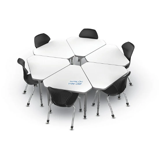 Apex™ Series 6 Markerboard Desk Classroom Pack W/ Chairs - Gem 3 Apex™ Series 6 Markerboard Desk Classroom Pack W/ Chairs - Gem