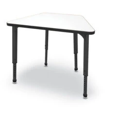Apex™ Series Desk With Markerboard Top - Trapezoid
