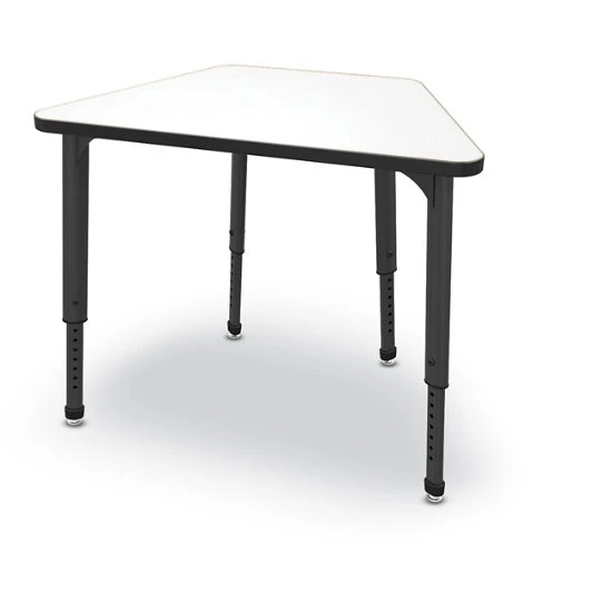 Apex™ Series Desk With Markerboard Top - Trapezoid 3 Apex™ Series Desk With Markerboard Top - Trapezoid