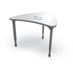 Apex™ Series Desk With Markerboard Top - 38"Wx31"D Chevron