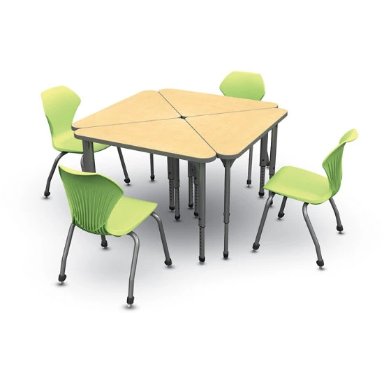 Apex Series 8 Desk Classroom Pack W/ Chairs - Triangle 3 Apex Series 8 Desk Classroom Pack W/ Chairs - Triangle