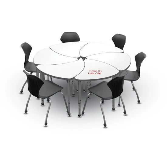 Apex Series 6 Markerboard Desk Classroom Pack W/ Chairs - Chevron 3 Apex Series 6 Markerboard Desk Classroom Pack W/ Chairs - Chevron