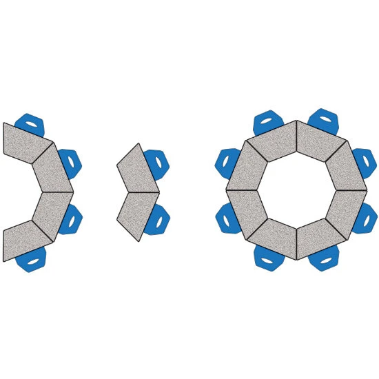 Apex™ Series 8 Markerboard Desk Classroom Pack W/ Chairs - Trapezoid 7 Apex™ Series 8 Markerboard Desk Classroom Pack W/ Chairs - Trapezoid - Image 5