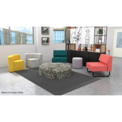 AKT Lounge Large Ottoman (Grade 1 Fabric) 7 AKT Lounge Large Ottoman (Grade 1 Fabric) -Office Supplies Shop MAKT 2D 3