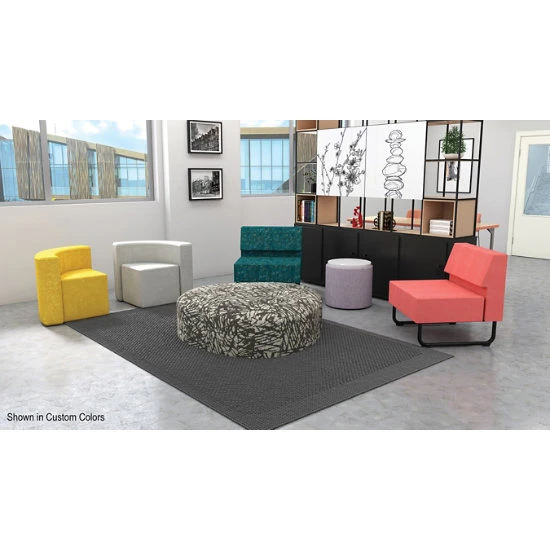 AKT Lounge Large Ottoman (Grade 1 Fabric) 5 AKT Lounge Large Ottoman (Grade 1 Fabric) - Image 3