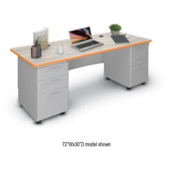 Avid Modular Double Pedestal Desk