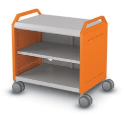 28-2/5"Hx28-3/8"Wx19-1/8"D Compass Cabinet Storage W/ Shelves - Midi H1 - Handles