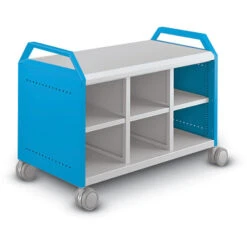 28-2/5"Hx41-7/8"Wx19-1/8"D Compass Cabinet Storage W/ Cubbies - Maxi H1 - Handles